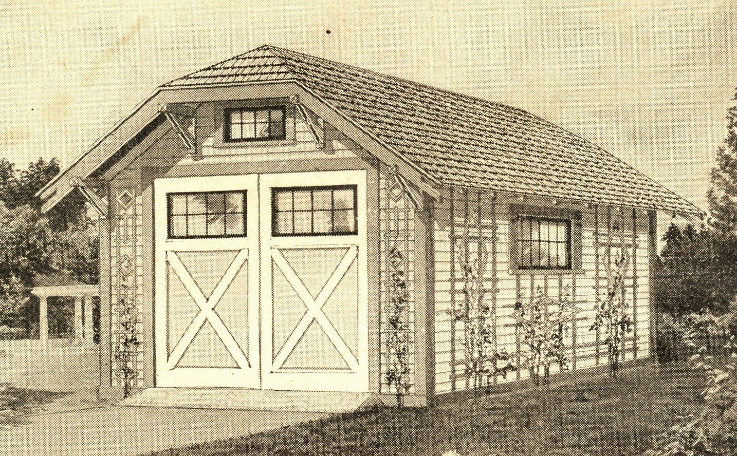 Sears Precut Kit Garages A Dandy Place for Your Automobile Sears Modern Homes